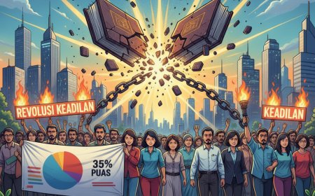 Survei LSI: Hanya 35% Puas dengan Penegakan Hukum, Saatnya Revolusi Keadilan!